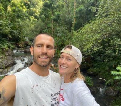 Fred Wright's daughter Robin Wright with her husband Clement Giraudet